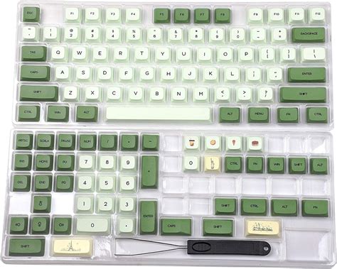 This item YMDK 139 Mac Keycaps Cherry Profile Normcore Style Minimalist Dye Sub PBT White Key Cap for 104 TKL 60 96 84 68 Keychrone K2 K4 K8 MX Switches Keyboard. . Ymdk keycaps
